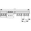 3-phase Busbar for 2xBE5, 45mm fork type UL certified thumbnail 3