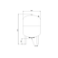Expansion tank GT-U-3000 PN10 V coated flange, vertical, bladder thumbnail 2