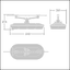 UD 24L50 730 WSC-S CL2 WS1 MCA-T BK U0 - LED Amenity lighting lantern thumbnail 3