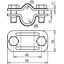 UNI disconnecting clamp, St/tZn for Rd 16/8-10mm thumbnail 2