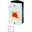P1-25/I2-RT/N On-Off switch, P1, 25 A, surface mounting, 3 pole + N, Emergency switching off function, with red thumb grip and yellow front plate thumbnail 5