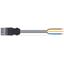 pre-assembled connecting cable Eca Plug/open-ended black thumbnail 1