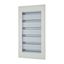 BF-UT-6/144-G-C Complete flush-mounted flat distribution board with window, grey, 24 SU per row, 6 rows, type C thumbnail 3