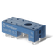 Socket for printed mounting of relays 41.52, 41.61, 41.81, with metal latch; Blue; 10A thumbnail 2