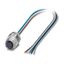 SACC-EC-M12FSB-5CON-PG9/0,5 - Device connector front mounting thumbnail 1