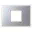 Frame 2 modules - ABB logo - Silver thumbnail 1
