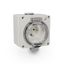 Hermetic Socket 2P+Z Schuko GHNS IP66 thumbnail 1