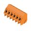 Printed circuit board terminals, 5.00 mm, Number of poles: 6, 135°, Solder pin length (l): 3.5 mm, tinned, orange, Clamping yoke connection, Clamping range, max. : 2.5 mm², Box thumbnail 2