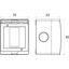 Single surface-mounted button, bell PND IP55 "AQUA55" thumbnail 2
