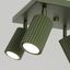 CEILING LAMP WITH FOUR REFLECTORS ON A SQUARE ROSECAKE, GREEN, CARBON SERIES, 4XGU10 thumbnail 3