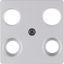 Central plate for aerial soc. 4hole (Hirschmann), com-tech, al., matt, thumbnail 3
