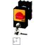 P1-25/E/SVA(S)-RT Panic switches, P1, 25 A, flush mounting, 3 pole, with red thumb grip and yellow front plate, Cylinder lock SVA thumbnail 3