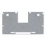 Seperator plate with jumper bar recess 2 mm thick 102.3 mm wide gray thumbnail 1