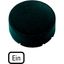M22-XDH-S-D6 Button plate, raised black, ON thumbnail 4