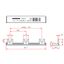 CU Busbar, 3x for TN-C network, grey, for B/C Arrester (The price is shown without markup on metals. Request a quote for accurate information) thumbnail 2