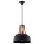 HANGING LAMP CASCO BLACK/NATURAL WOOD E27 1X60W IP20 thumbnail 6