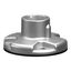 Plastic fixing plate in silver thumbnail 2