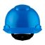 3M™ Hard Hat, Ratchet, Ventilated, Plastic Sweatband, Blue, H700N-BB thumbnail 2
