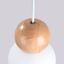 Pendant lamp PEKKA 3P white/natural wood thumbnail 4