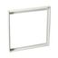 PANLED installation frame for 620x620mm square LED panels, matt white thumbnail 1
