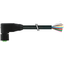 M12 female 90° A-cod. with cable Lite PUR 12x0.14 bk 5m thumbnail 2