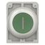 M30C-FD-G-X1 Pushbutton, RMQ-Titan, Flat, momentary, green, inscribed, Metal bezel thumbnail 3