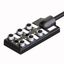Passive actuator/sensor junction box, M12 x 1 6-port, with integral homerun cable   TB-6M12-4P2-10/TXL thumbnail 2