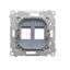Cover for DATA socket, anibacterial red thumbnail 2