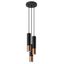 LOOPEZ 3P HANGING LAMP BLACK/COPPER GU10 3X40W IP20 thumbnail 1