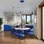 Pendant lamp ESTRIA 3P white/ultramarine thumbnail 6