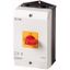 P1-25/I2-RT-NA On-Off switch, P1, 25 A, surface mounting, 3 pole, Emergency switching off function, with red thumb grip and yellow front plate, UL/CSA thumbnail 1