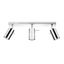 CEILING LAMP RING 3 CHROME GU10 3X40W IP20 thumbnail 2