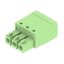 PCB plug-in connector, female plug, 3.81 mm, Number of poles: 3, 180°, PUSH IN with actuator, Clamping range, max. : 1.5 mm², Box thumbnail 4