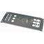 XMN332406MV Mounting plate, +mounting kit, for NZM3, vertical, 3p, HxW=600x600mm thumbnail 1