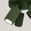 CARBON CEILING LAMP WITH REFLECTORS ON A ROUND OLIVE HEADLINING 3XGU10 thumbnail 7