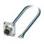 SACC-SQ-M12FS-4CON-20/0,5 - Device connector front mounting thumbnail 2