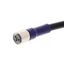 Sensor cable, M8 straight socket (female), 3-poles, PVC standard cable XS3F0177M thumbnail 1
