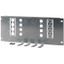 XMN240806M-XMVR Mounting plate for NZM2 with interlock thumbnail 1