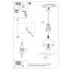 HANGING LAMP CASCO WHITE/BLACK E27 1X60W IP20 thumbnail 5