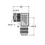 Field-Wireable Connector Female Connector M12 × 1, Angled   CMB8251-0 thumbnail 1