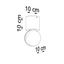 SALGADO BETON CEILING LIGHT E27 1X60W IP20 thumbnail 9