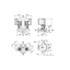 In-line circulator pump TPE3 D 100-120-S BQQE 1,1kW 50/60Hz 3x400V PN6 thumbnail 3
