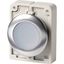 M30I-FDL-W Illuminated pushbutton actuator, RMQ-Titan, flat, momentary, White, blank, Front ring stainless steel thumbnail 2