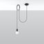 HANGING LAMP EDISON 1 LONG BLACK E27 1X60W IP20 thumbnail 9