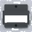 Central plate for RDM single module, A.x/C.x/S.x/B.x/Q.x/K.x anthracite thumbnail 1