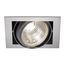 SQUARE DL 195 recessed downlight, silvergrey, G12, max. 70W thumbnail 1