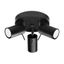 RING CEILING LAMP 3P BLACK GU10 3X40W IP20 thumbnail 1