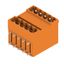 PCB plug-in connector, male header, closed side, THT solder connection, 5.08 mm, Number of poles: 10, 90°, Solder pin length (l): 3.2 mm, tinned, orange, Box thumbnail 3