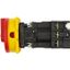P1-32/V/SVB Main switch, P1, 32 A, rear mounting, 3 pole, Emergency switching off function, With red rotary handle and yellow locking ring, Lockable in the 0 (Off thumbnail 9