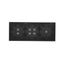Double USB charger, C+A, Gold matt, metalic, 30W thumbnail 2
